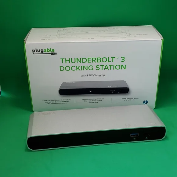 Plugable Thunderbolt 3 Docking Station DisplayPort or HDMI - Picture 4 of 10